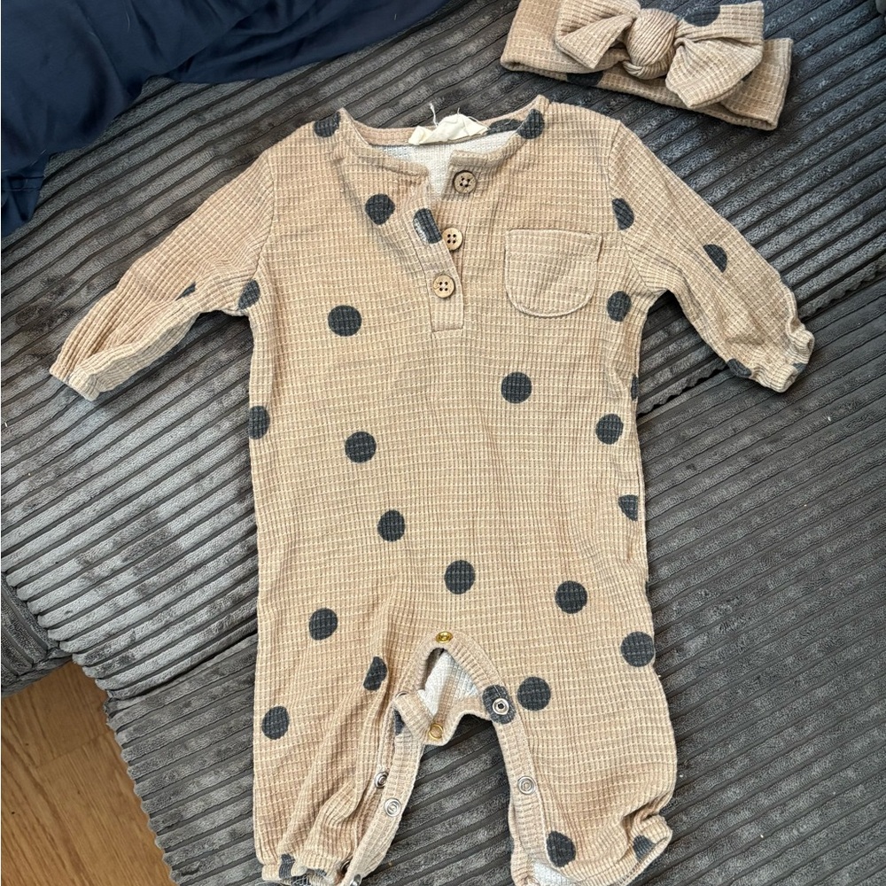 Jessica Simpson one piece with matching headband